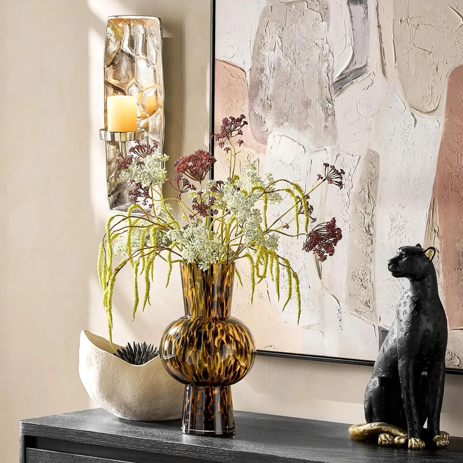 Carved Wall Sconce