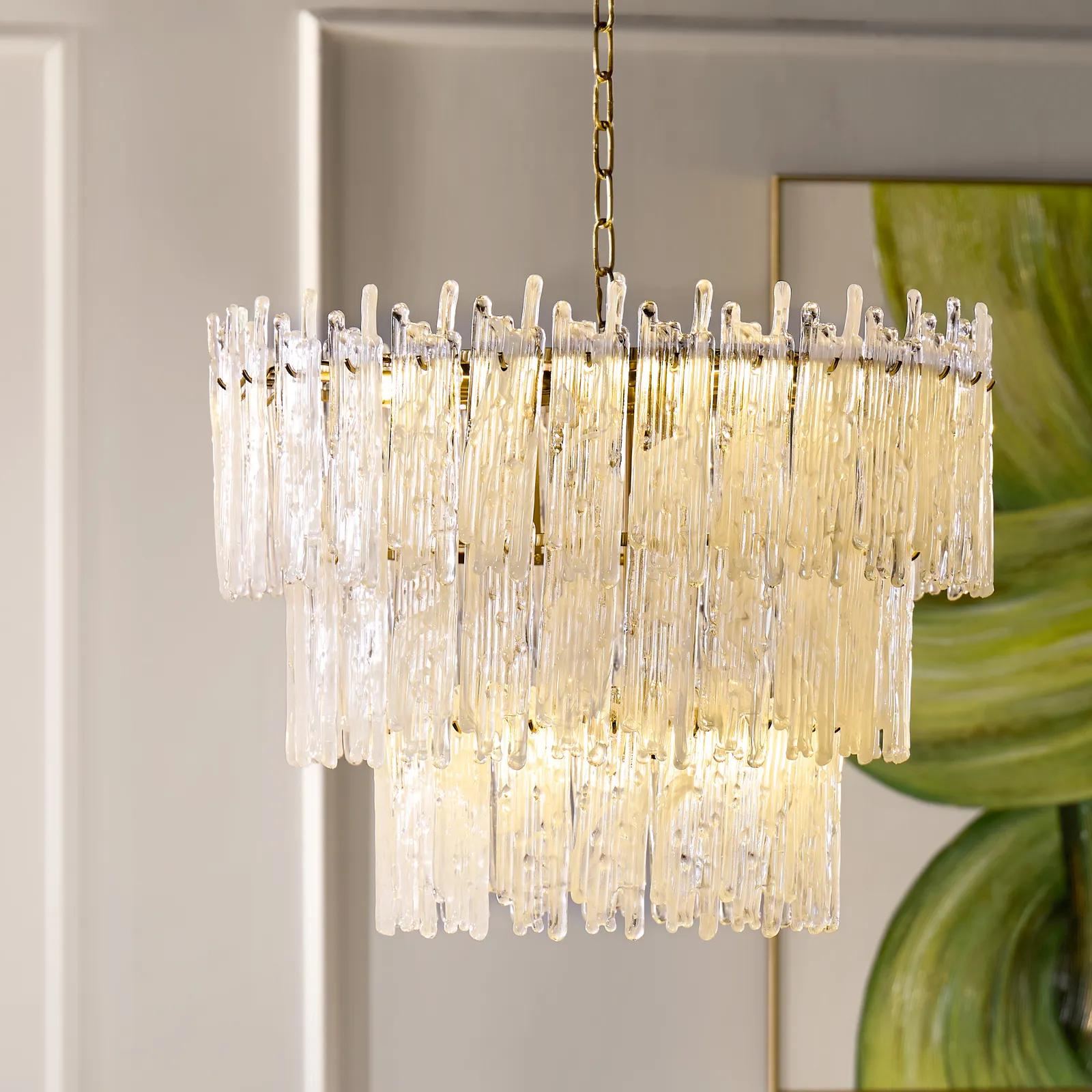 Glacier Glass Chandelier