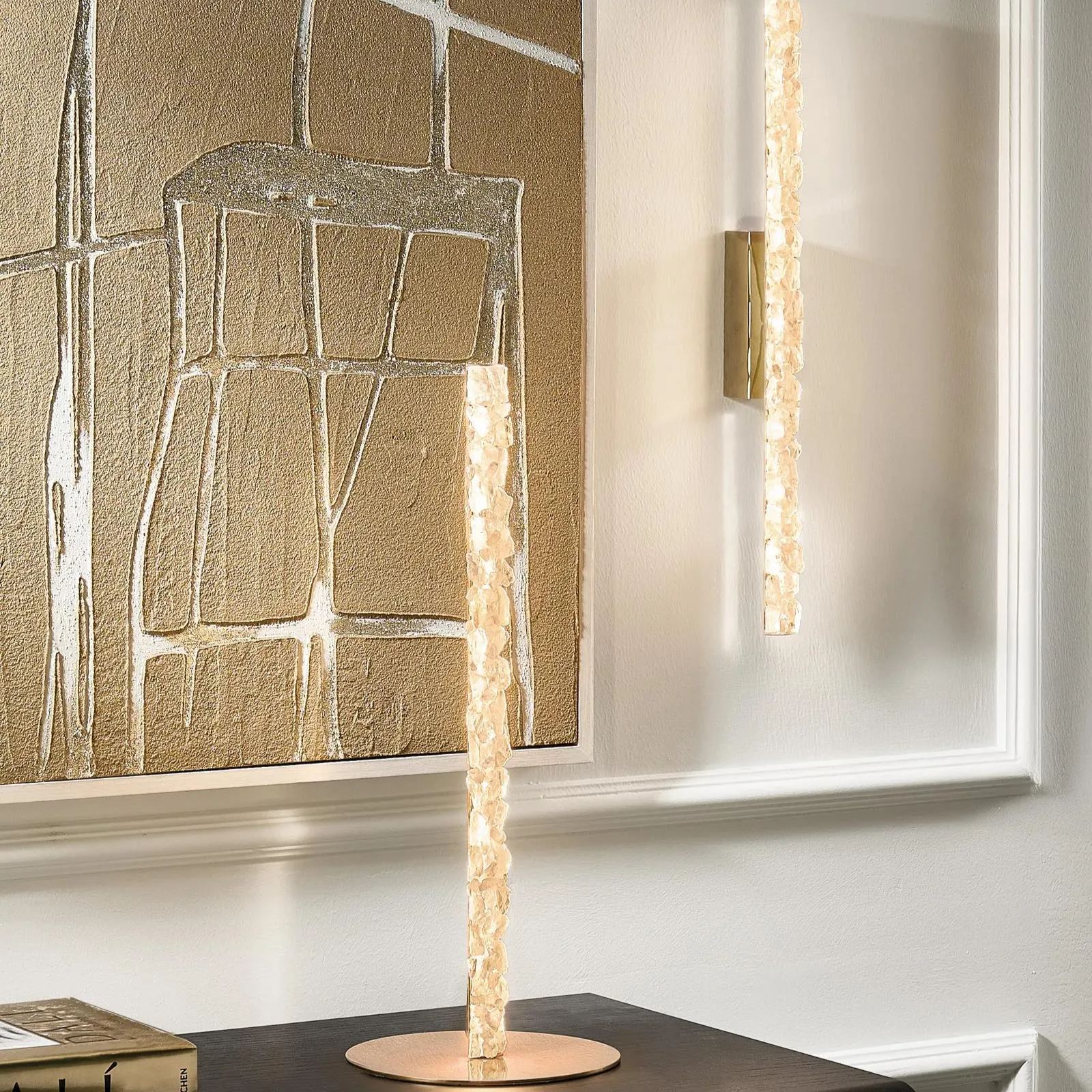 Demi LED Quartz Wall Sconce 19.75"