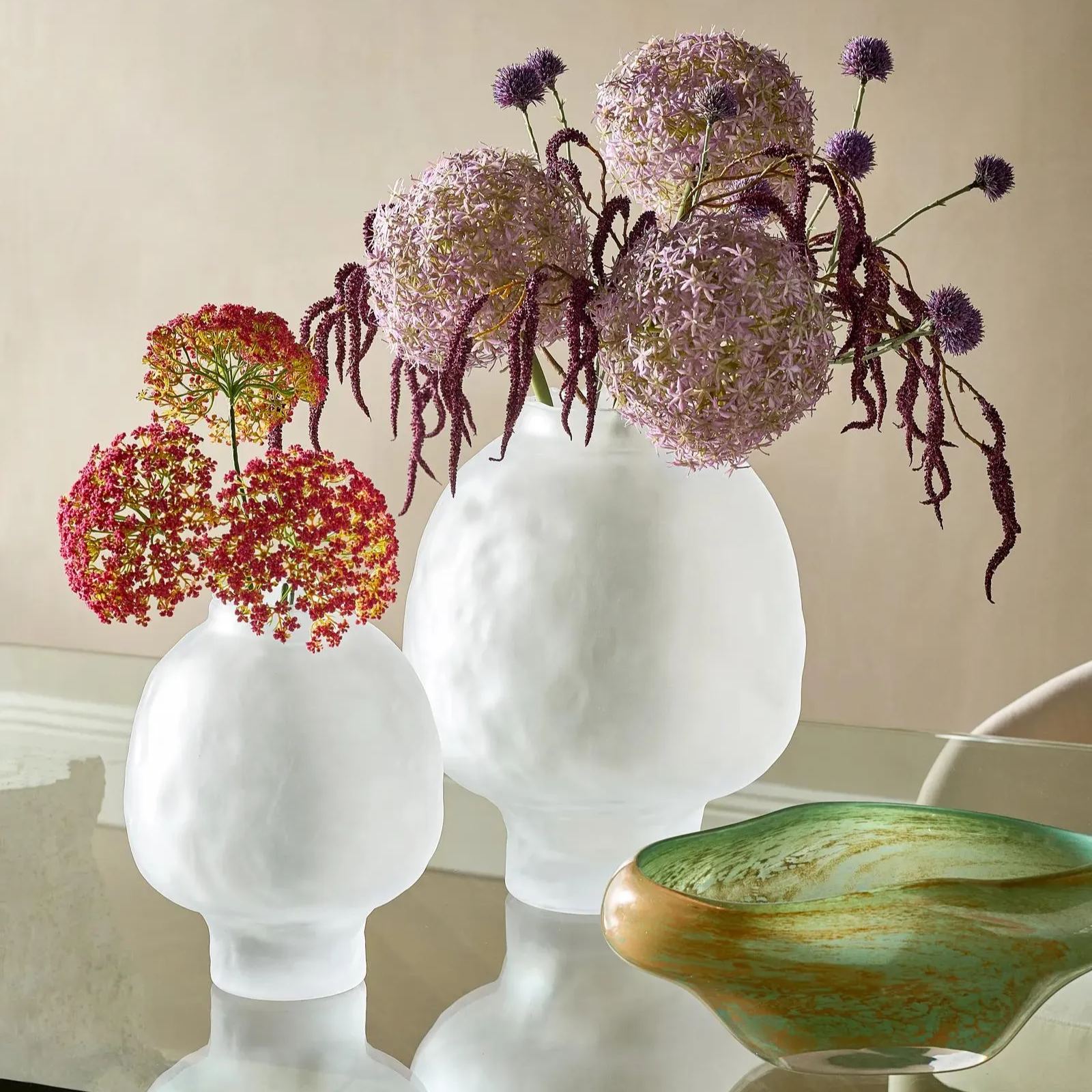 Amethyst Allium Bulb 40" - Set of 3