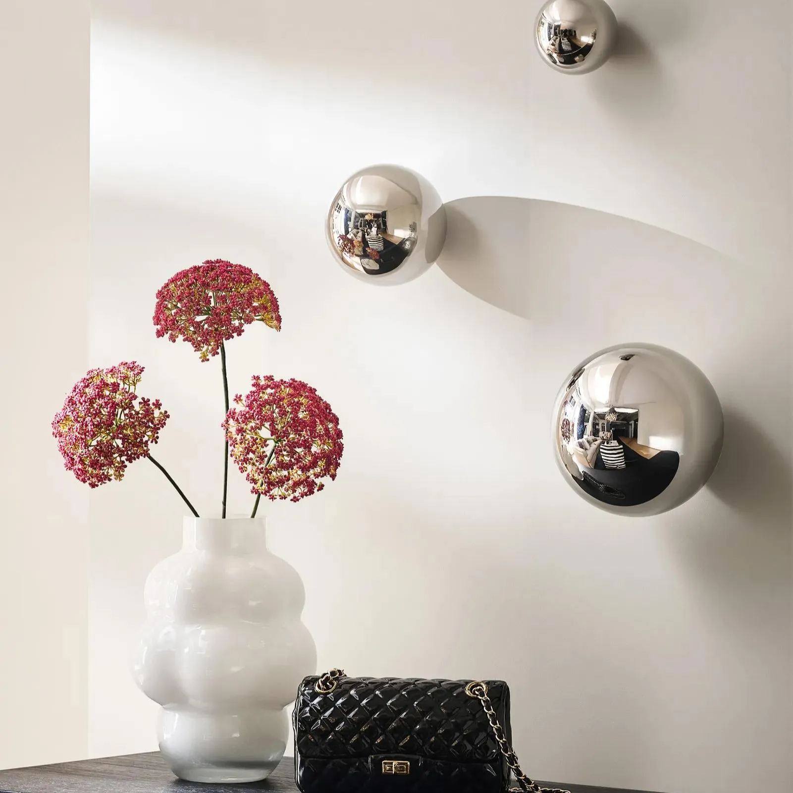 Berry Pink Heracleum 29" - Set of 3