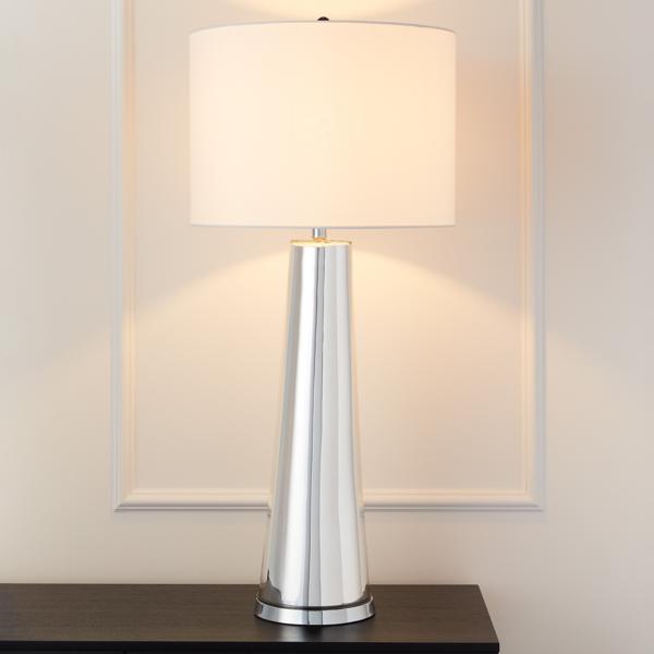Century Table Lamp 40" -Silver