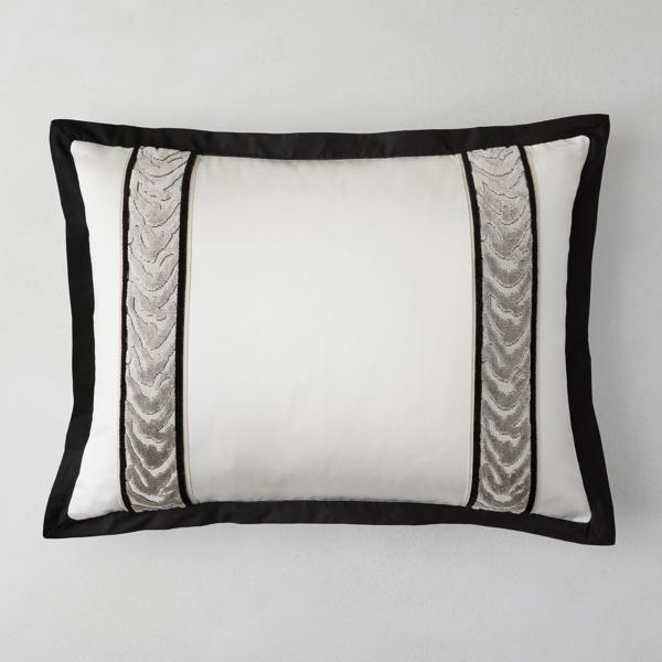 Gianna Frame Bedding - Grey/Black
