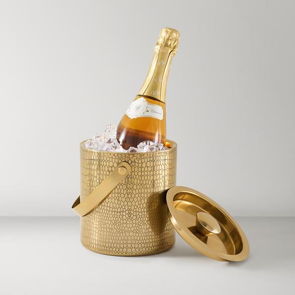 Croc Embossed Ice Bucket