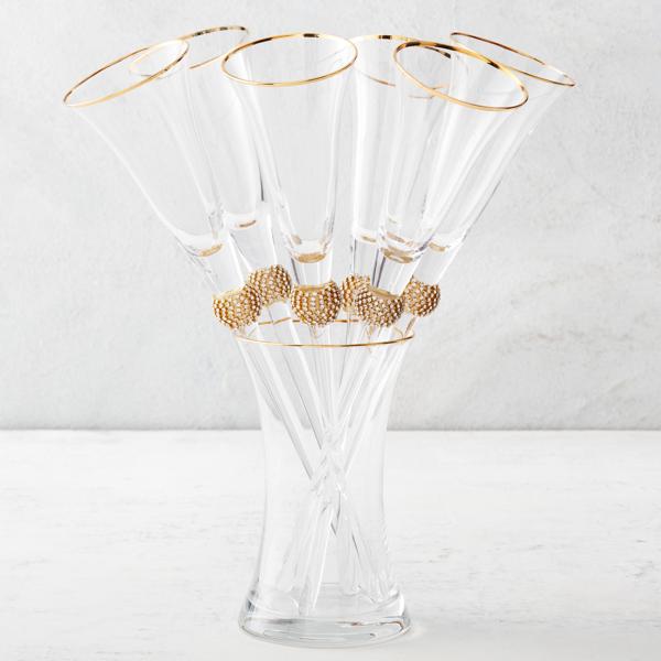 Victoria Toasting Flutes - Set of 6