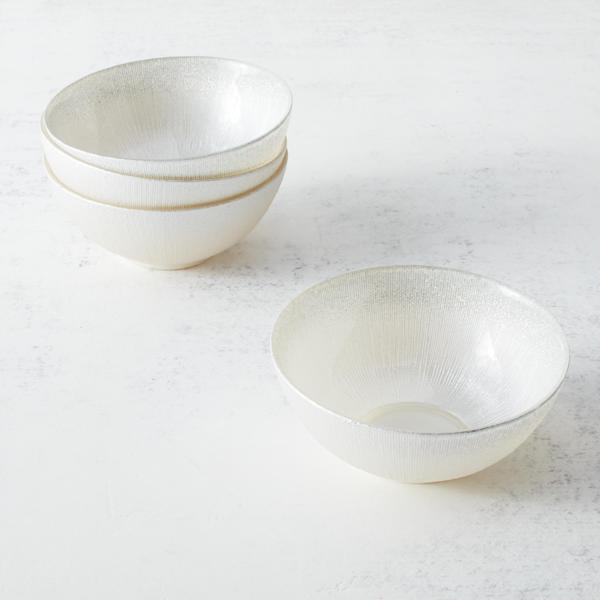 Halo Dinnerware Sets | Silver | Dinnerware Sets | Z Gallerie | bowl - set of 4 | Soda glass