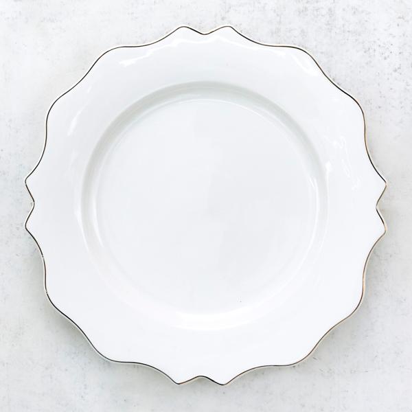 Coralie Dinnerware Sets | White | Dinnerware Sets | Z Gallerie | dinner plate - set of 4 | Porcelain