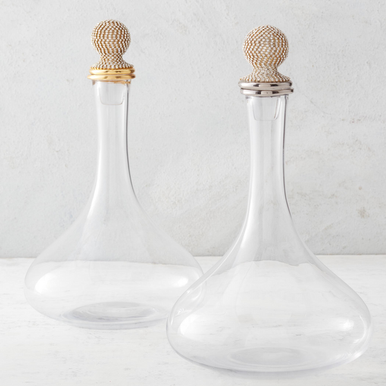 Cora Crystal Taper Holder