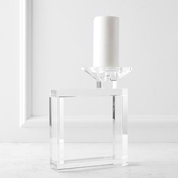 Lin Crystal  Linx Pillar Holder