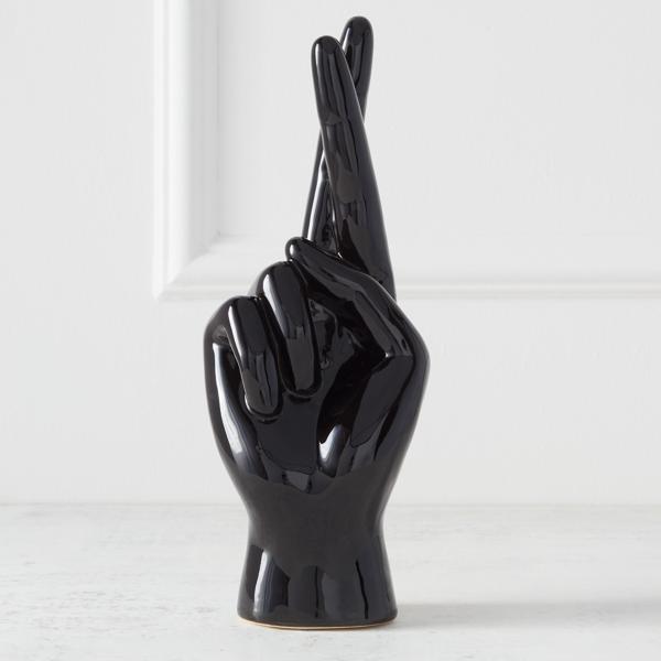 Fingers Crossed Hand