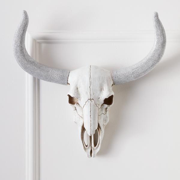 Glittter Cow Skull | Z Gallerie