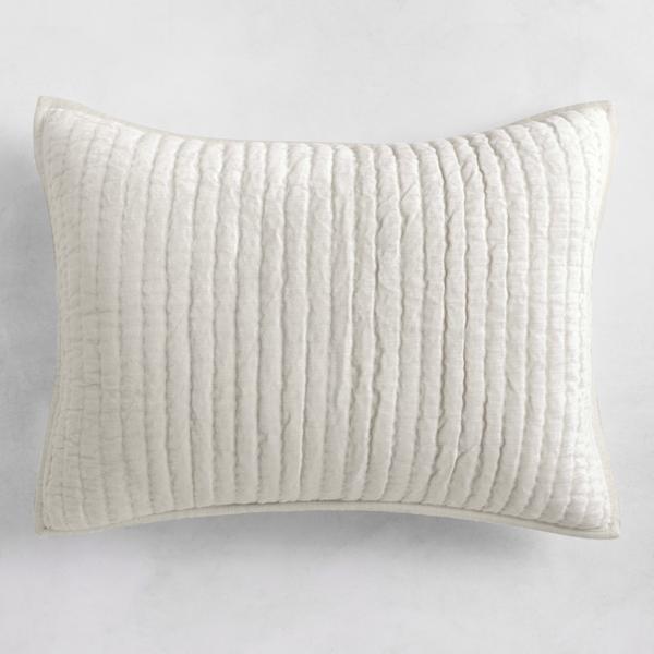 Mardon Velvet Bedding - White