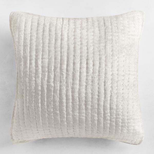 Mardon Velvet Bedding - White