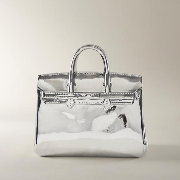 Handbag Coin Bank - Silver