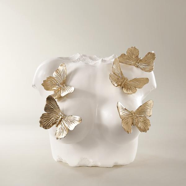 絵画 butterfly Butterfly Bust - Ivory