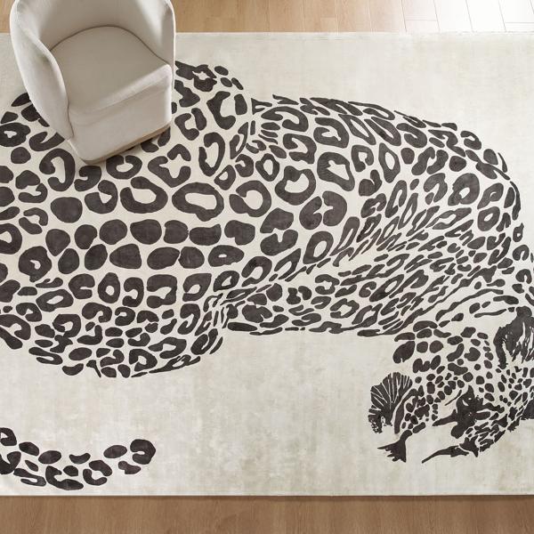 Pardus Rug - Ivory/Black