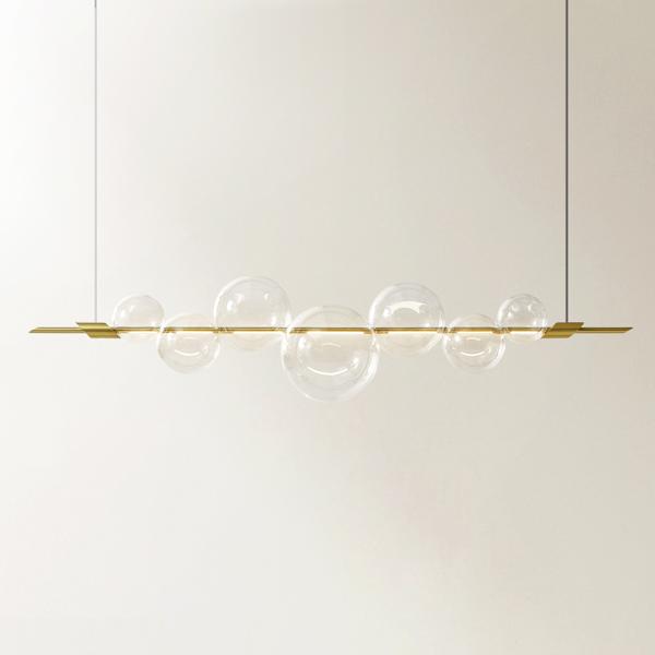 Bolla Glass Bubble Chandelier 60"