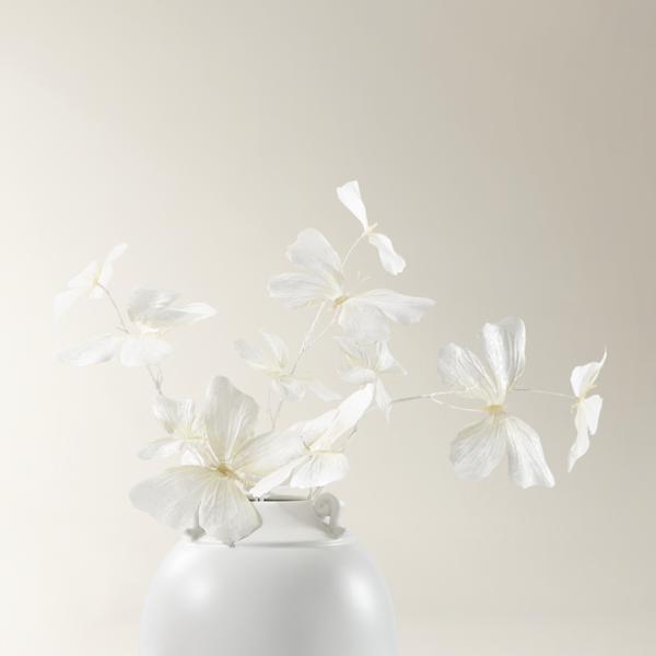 Butterfly Spray Ivory 29" - Set of 3