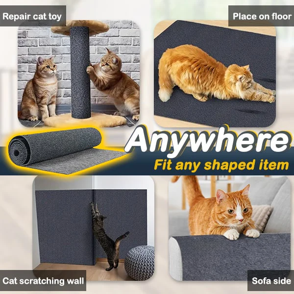 YOUTEXS™Free-cut Self-adhesive Cat Scratching Pad
