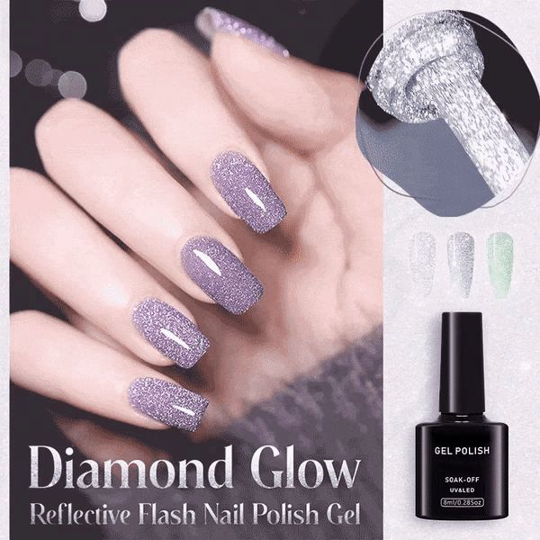 DiamondGlow Flash Nail Polish Gel