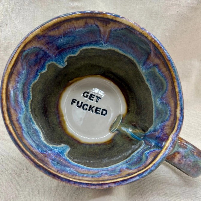 Jumbo Lightning Sweary Mug - COFFEE SLUT