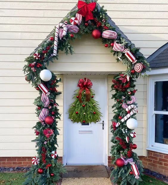 🎄Handmade Christmas Tree Wreath