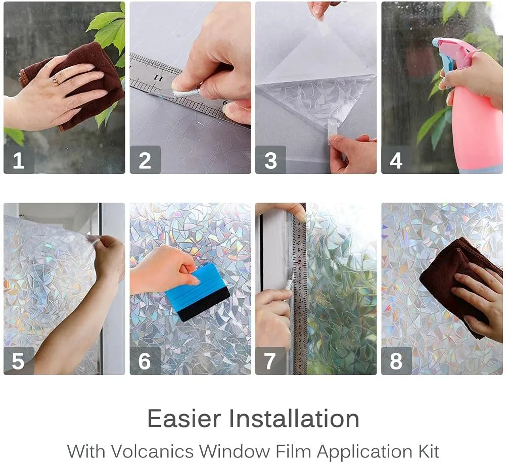 Reusable 3D Rainbow Window Sticker