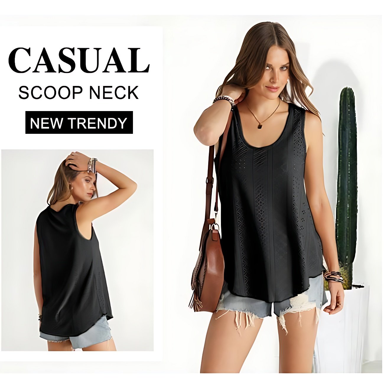 [Copy]#2025 Summer Best Sellers - Women's Embroidered Eyelet  Tank Tops