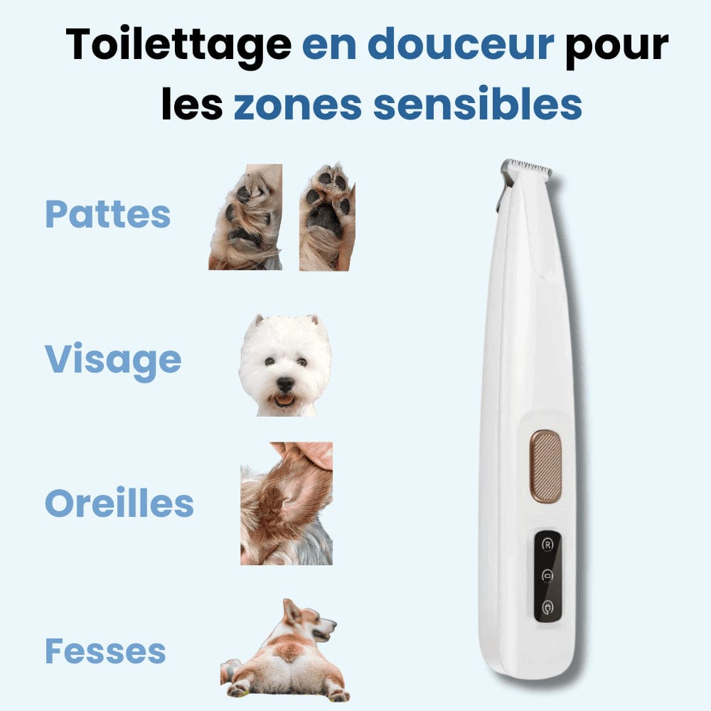 Waterproof LED Light Dog Cat Pet Leg Shaver
