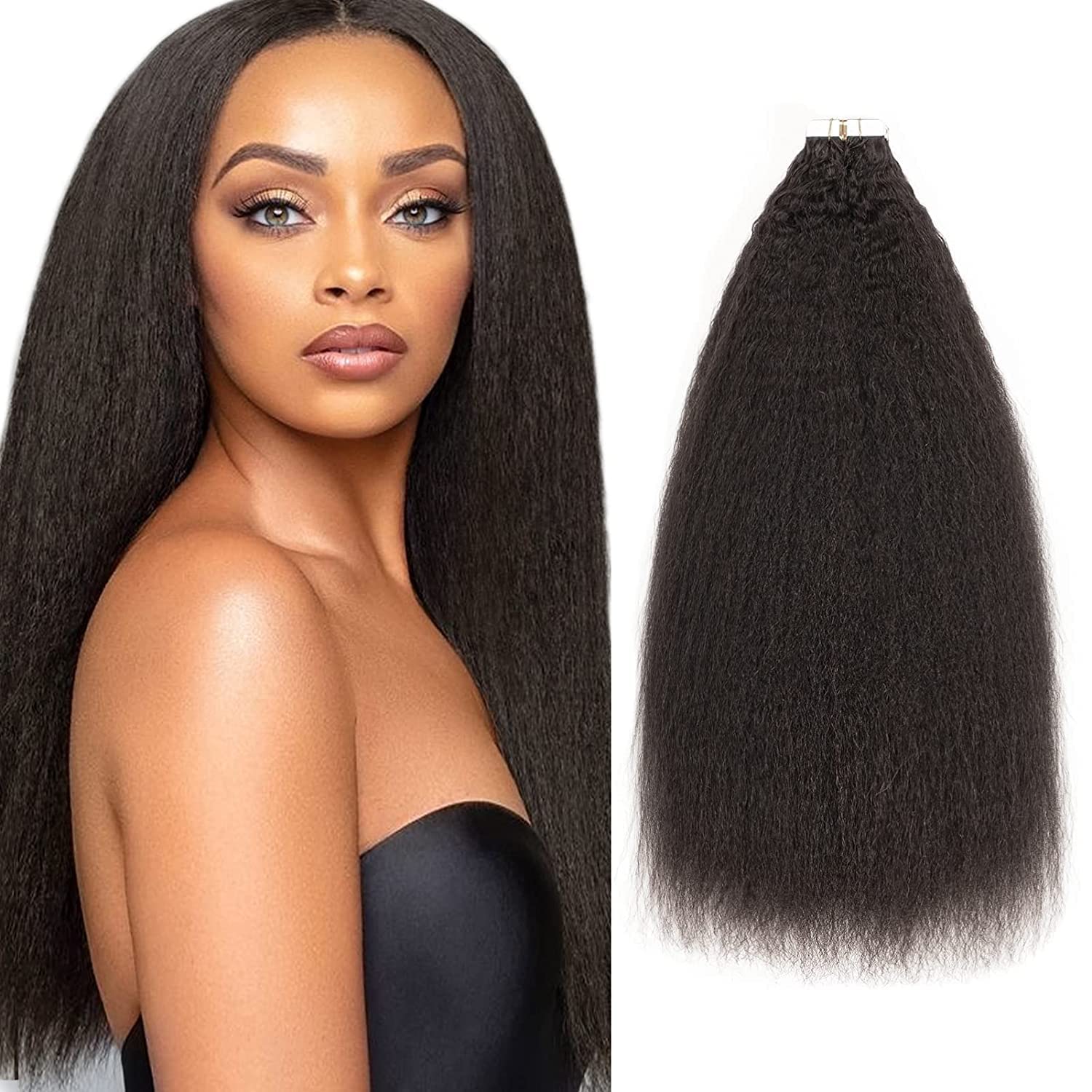 Seamless Injected Hand-Tied Invisible Tape In Hair Extension -- 100% VIRGIN HUMAN HAIR(10 Pieces )