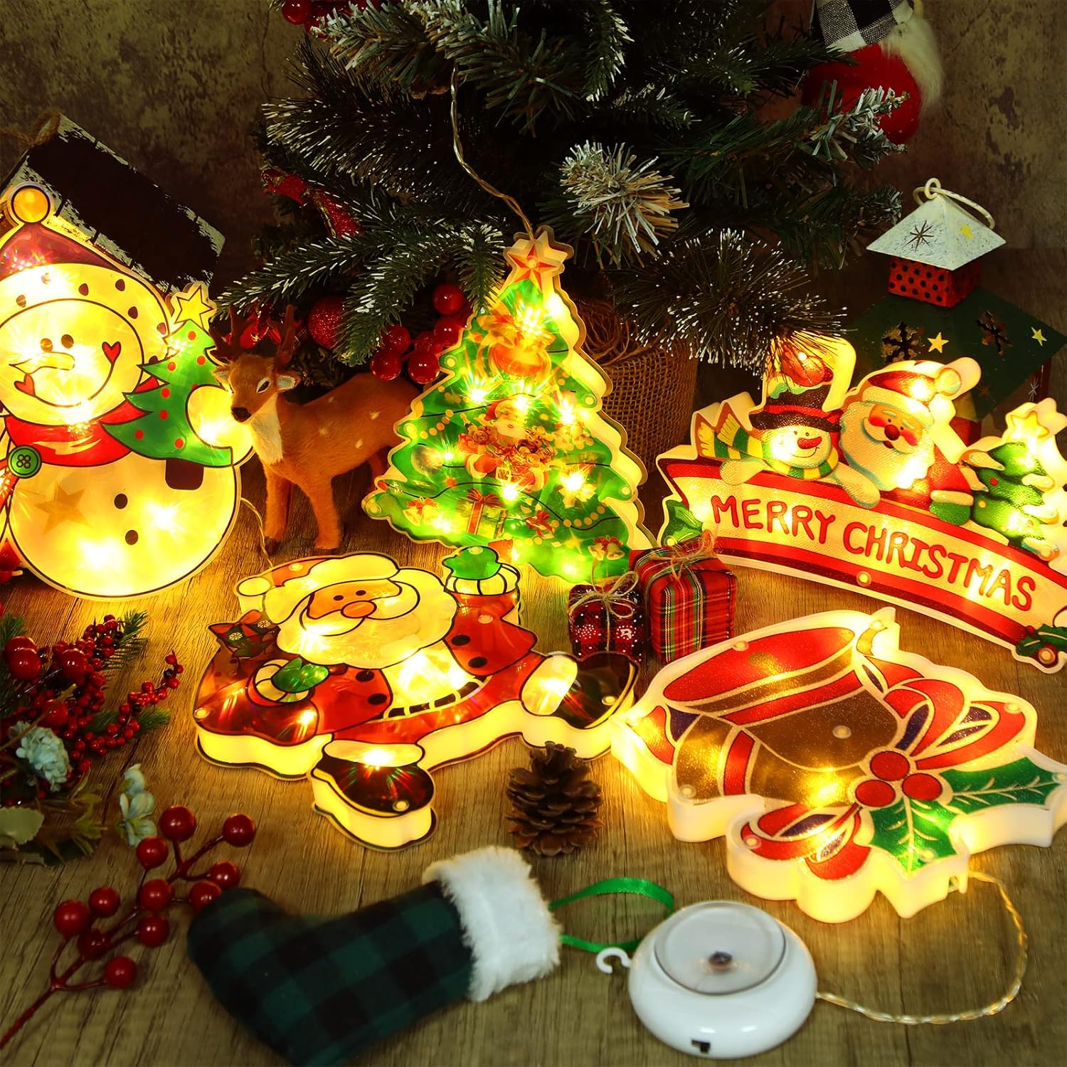 CHRISTMAS PRE-SALE 40%OFF NOW🎄Christmas Window Hanging Lights
