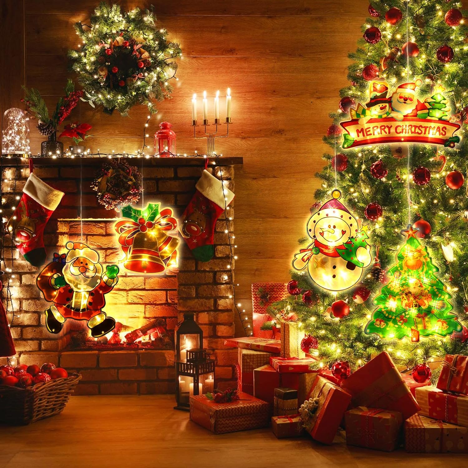 CHRISTMAS PRE-SALE 40%OFF NOW🎄Christmas Window Hanging Lights