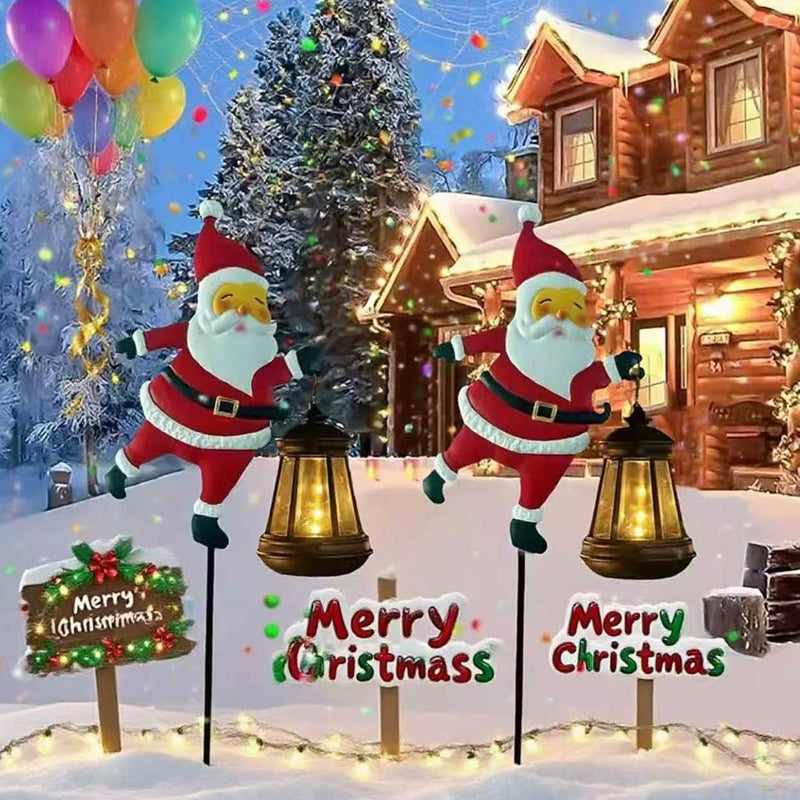 🎅 Solar lamp "Santa Claus" - Magical light fills the garden with festive glow. ✨