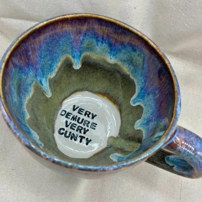 Jumbo Lightning Sweary Mug - COFFEE SLUT