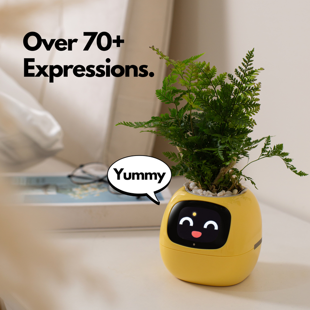  Smart Planter for Indoor Plants and Home Gardens with Fun Gardening Control, Compatible with Smart Home Devices