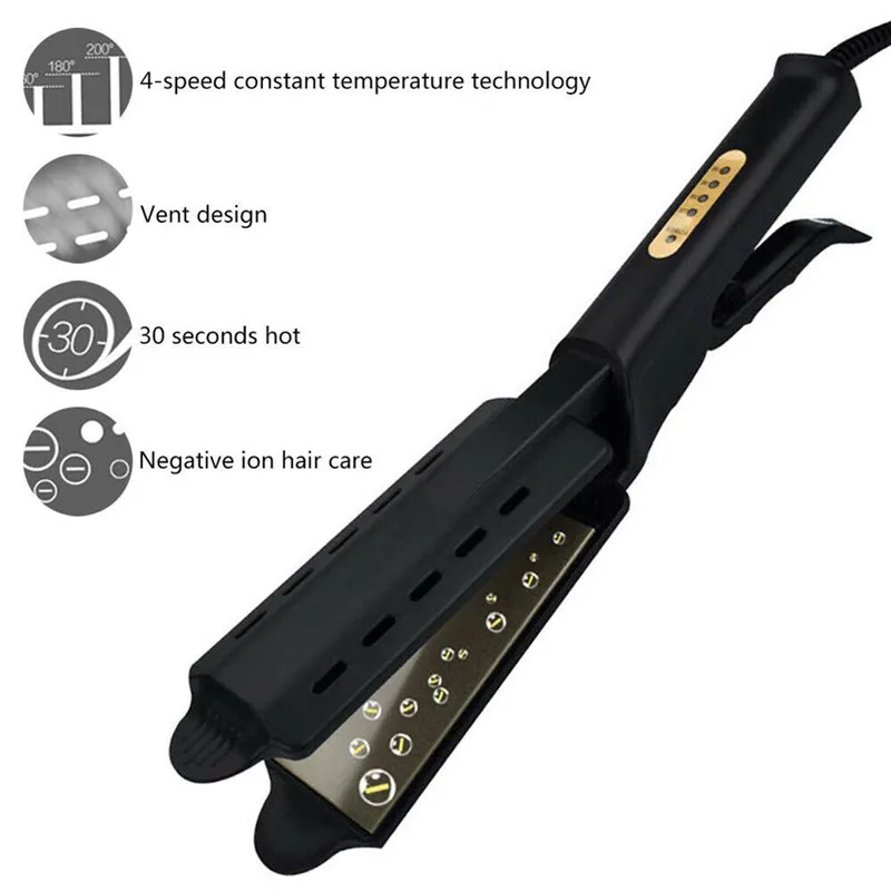 Last day 50% off🔥New Ceramic Tourmaline Ionic Wet and Dry Hair Straightener