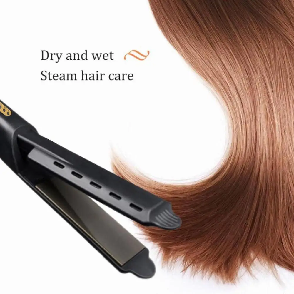 Last day 50% off🔥New Ceramic Tourmaline Ionic Wet and Dry Hair Straightener