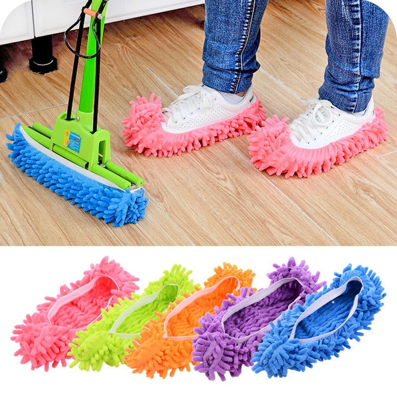Multifunction Floor Dust Cleaning Slippers