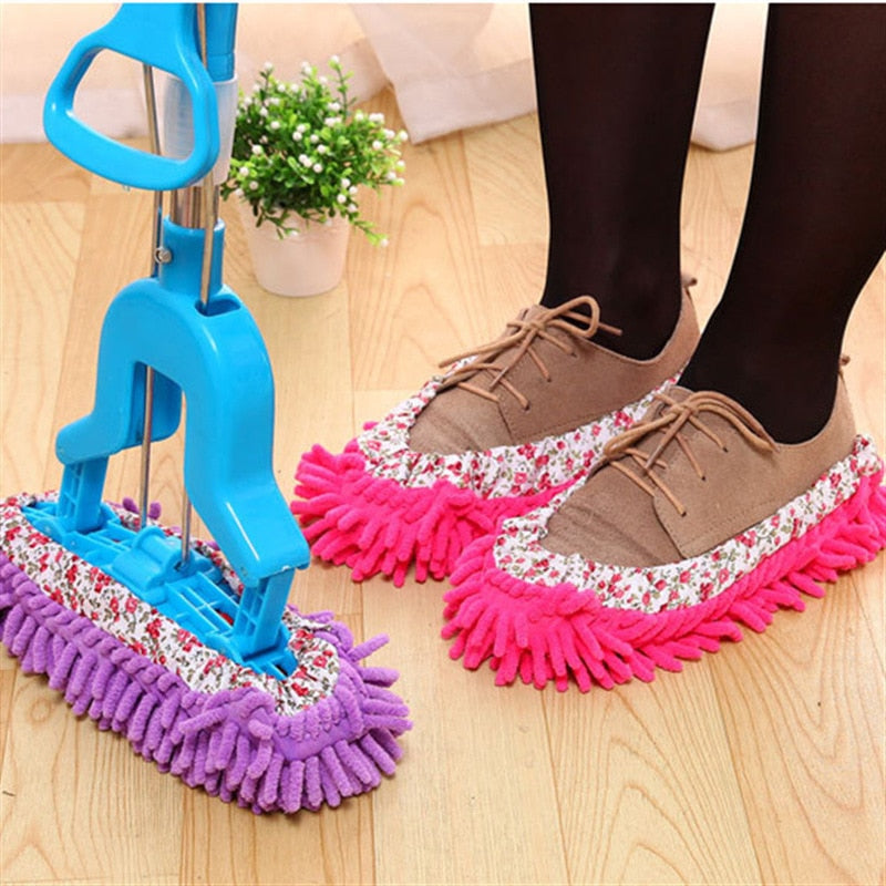 Multifunction Floor Dust Cleaning Slippers