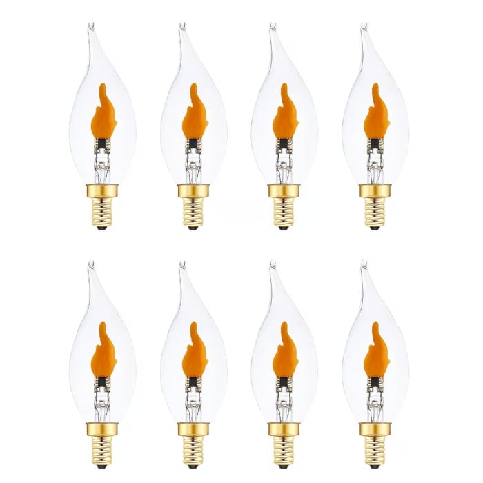 💡LED Flickering Flame Decoration Light Bulbs -Perfect Ambiance for Halloween Christmas