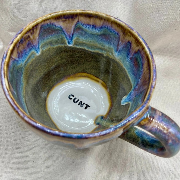 Jumbo Lightning Sweary Mug - COFFEE SLUT