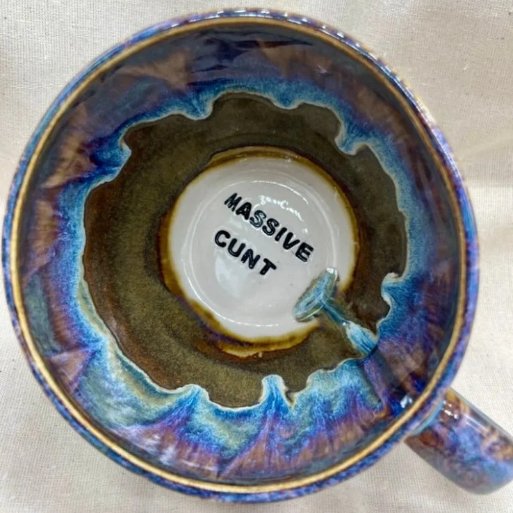 Jumbo Lightning Sweary Mug - COFFEE SLUT