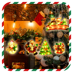 CHRISTMAS PRE-SALE 40%OFF NOW🎄Christmas Window Hanging Lights