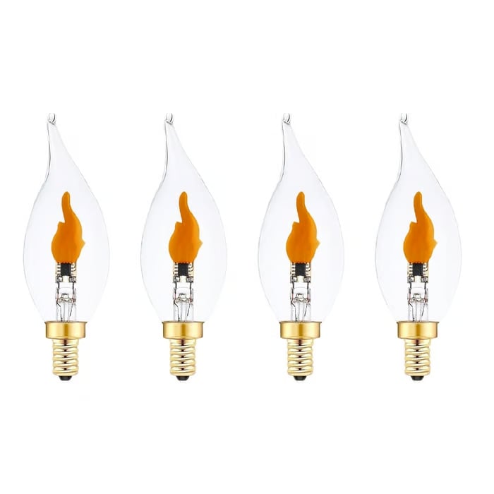 💡LED Flickering Flame Decoration Light Bulbs -Perfect Ambiance for Halloween Christmas