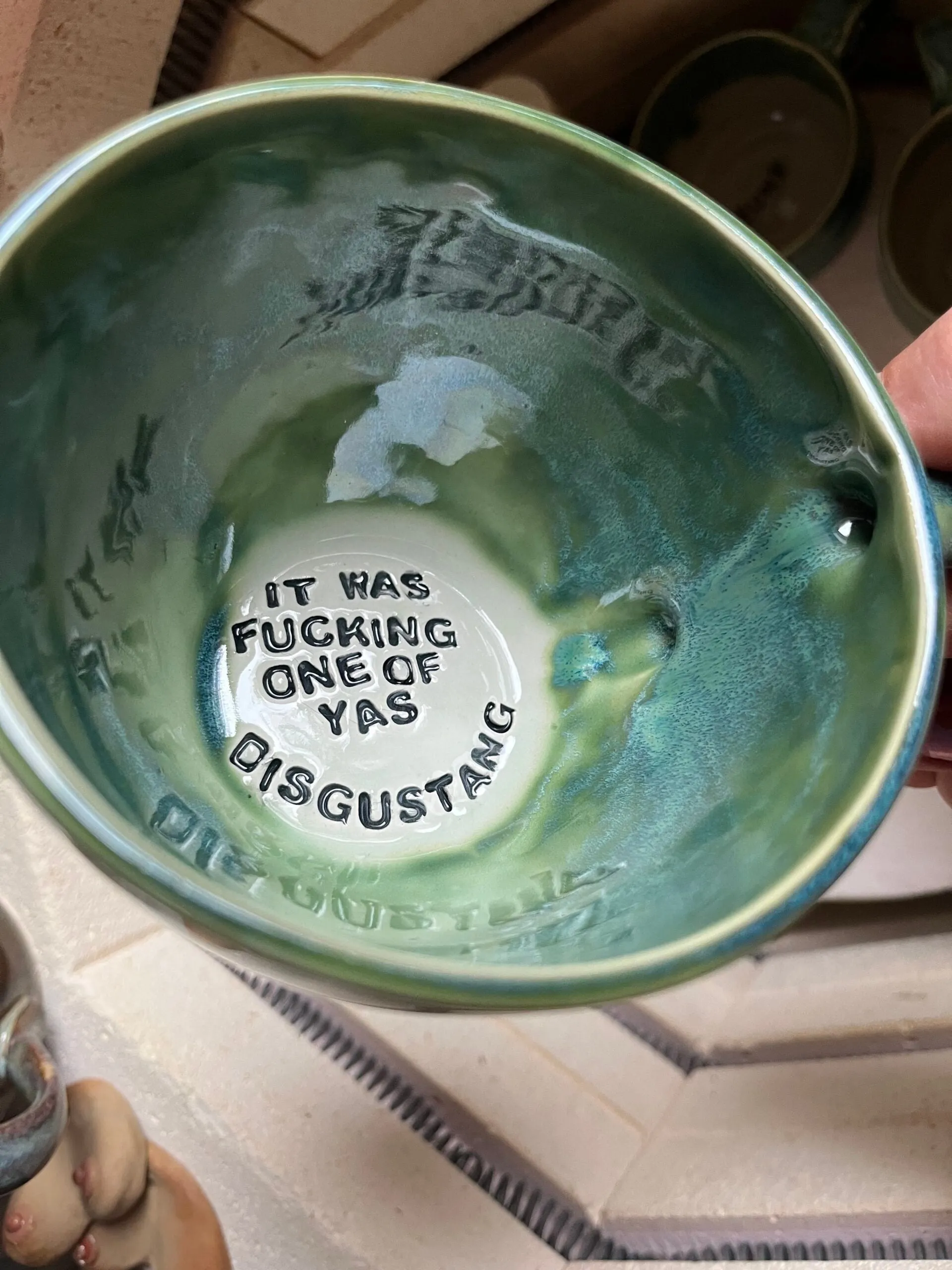 Jumbo Lightning Sweary Mug - COFFEE SLUT