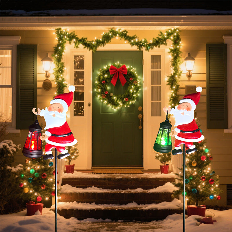 🎅 Solar lamp "Santa Claus" - Magical light fills the garden with festive glow. ✨