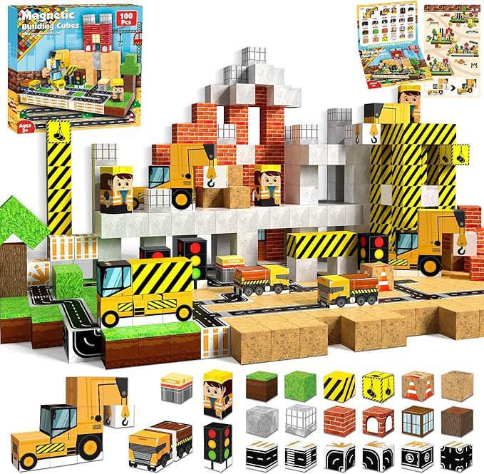 🔥 49% OFF Only Today 🌱DIY magnetic building block toys