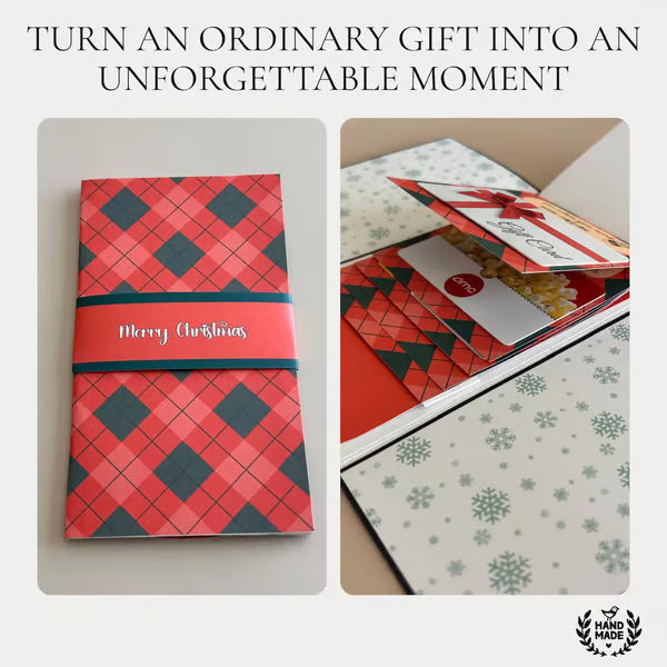 🔥BUY 1 GET 1 FREE (2pcs)-Handmade Christmas Gift Card Holder🎁