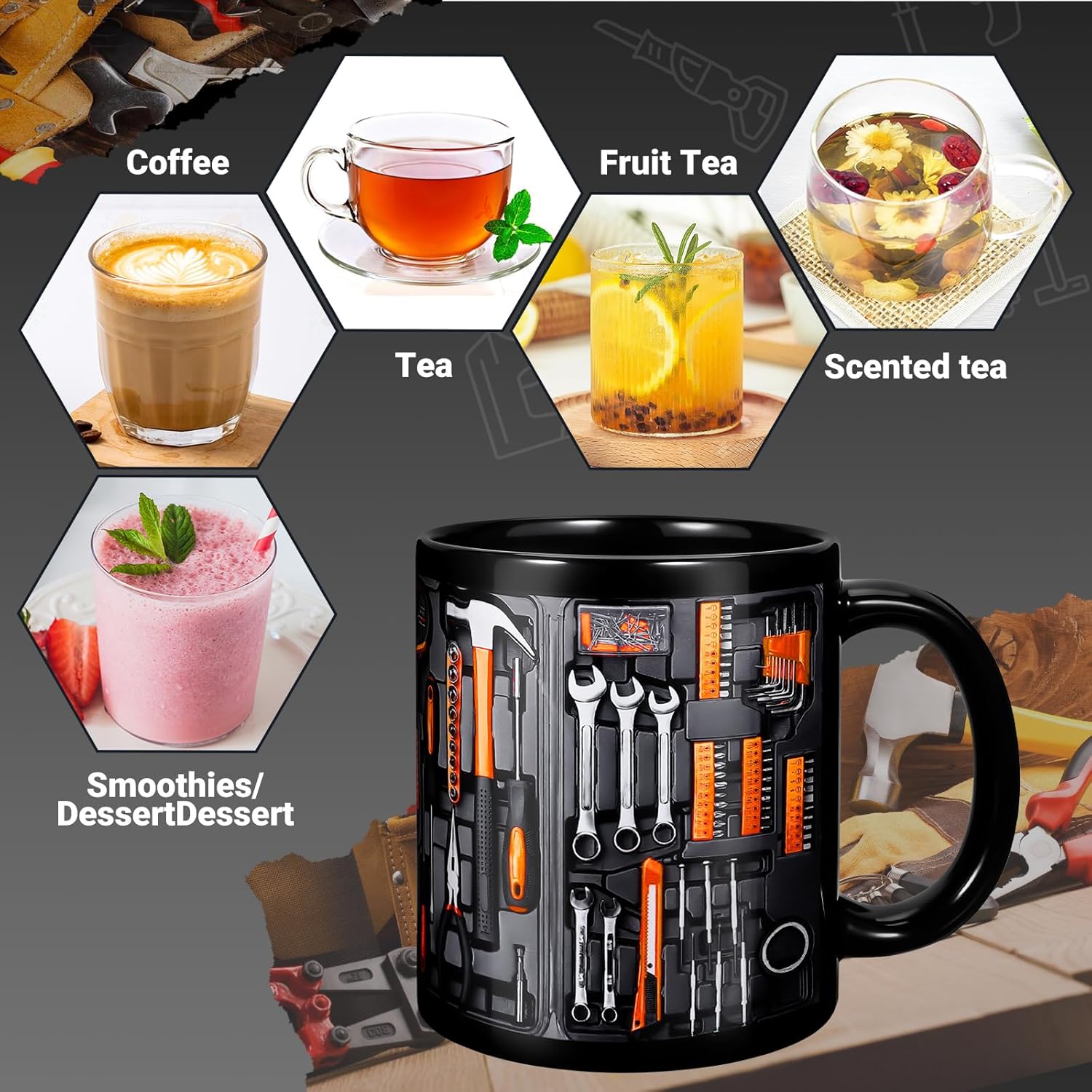 💝Black Friday Sale 50% OFF!!⚡Mechanic Toolbox Mug🍵