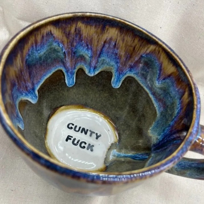 Jumbo Lightning Sweary Mug - COFFEE SLUT